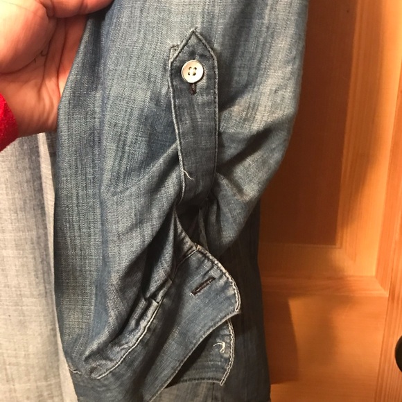 Cold water creek denim look  top - Picture 4 of 5